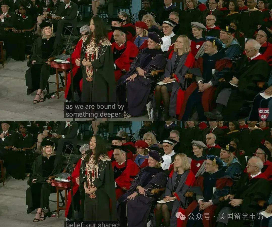 的中国女生蒋雨融来自青岛英高毕业本科就读于杜克尊龙凯时app震撼全场！史上首位在哈佛毕业演讲(图5)